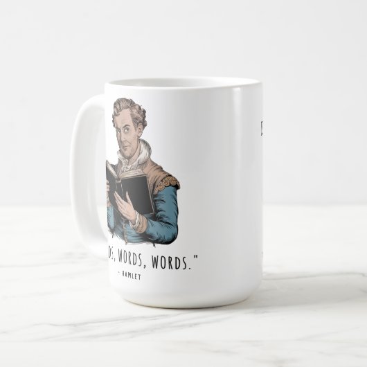 Funny Custom Degree Graduate Witty Quote Kaffeetasse (Vorderseite Links)