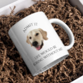 Funny Custom Dog Foto Head Name Geschenk Kaffeetasse