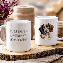 Funny Custom Dog Wertungsnachricht, Dog Papa
