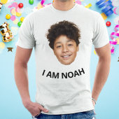 Funny Custom Face Birthday Tri-Blend Shirt