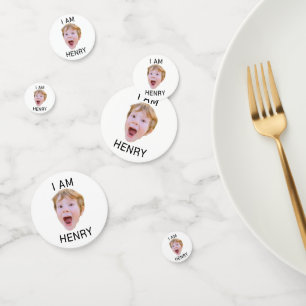Funny Custom Face Confetti Geburtstagsparty Matchi Konfetti