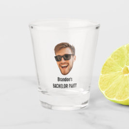 Funny Custom Face Cut Out Foto Bachelor Party Schnapsglas