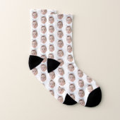 Funny Custom Face Foto Face Wiederholung Muster Socken (Paar)