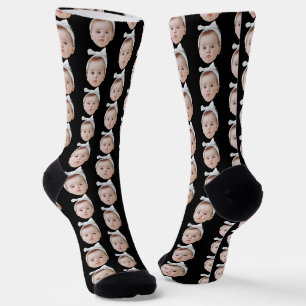 Funny Custom Face Foto Personalisiertes Gesicht Socken