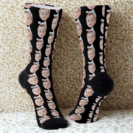 Funny Custom Face Foto Personalisiertes Gesicht Socken