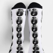 Funny Custom Face Foto Socks Socken (Oben)