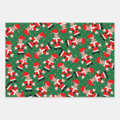 Funny Custom Face Foto Weihnachten Weihnachten Geschenkpapier Set (Vorderseite)