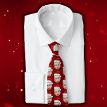 Funny Custom Face Foto Weihnachtsrot Weihnachten W Krawatte<br><div class="desc">Funny Custom Face Foto Weihnachten Weihnachtsfeiertag Roter Nacken Krawatte</div>