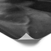 Funny custom face in hole body builder Foto Poster (Ecke)