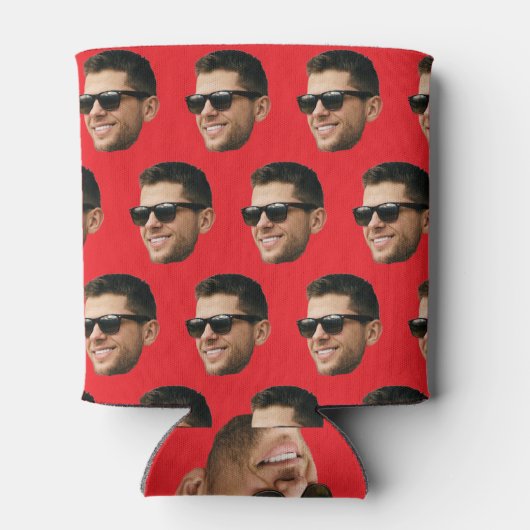 Funny Custom Face kann kühler sein Dosenkühler (Rückseite)