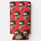 Funny Custom Face kann kühler sein Selters Dosenkühler (Vorderseite)