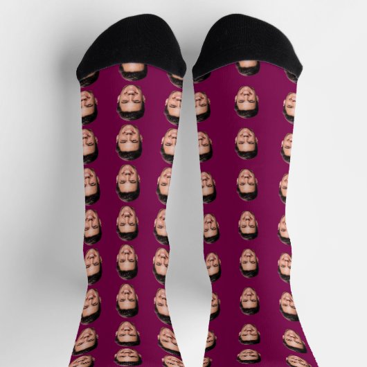 Funny Custom Face Socks Socken (Oben)