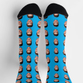 Funny Custom Face Socks with Your Photo Socken (Oben)