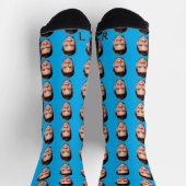 Funny Custom Face Socks with Your Photo Socken (Oben)