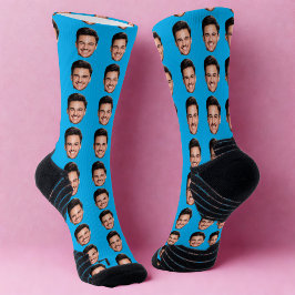 Funny Custom Face Socks with Your Photo Socken