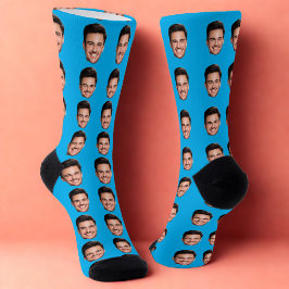 Funny Custom Face Socks with Your Photo Socken