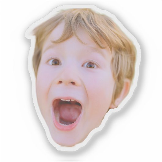 Funny Custom Face Stickers Personalisierte Gesicht Aufkleber (Vorderseite)