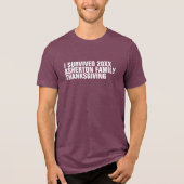 Funny Custom Family Erntedank Tri-Blend Shirt (Vorderseite)