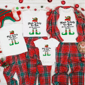 Funny Custom Family Weihnachten am ehesten Elf wah Tri-Blend Shirt