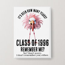 Funny Custom Flamingo 30. School Class Wiedersehen