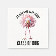 Funny Custom Flamingo School Class Wiedersehen