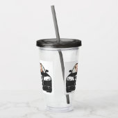 Funny Custom Foto Car Frame Acryltrinkbecher (Links)