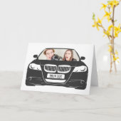 Funny Custom Foto Car Frame Karte (Gelbe Blume)
