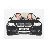 Funny Custom Foto Car Frame Magnet (Horizontal)
