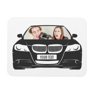 Funny Custom Foto Car Frame Magnet