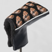 Funny Custom Foto Face Cut Out Putter Golf Headcover (3/4 Vorderseite)