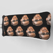 Funny Custom Foto Face Cut Out Putter Golf Headcover (Vorderseite)
