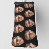 Funny Custom Foto Face Cut Out Putter Golf Headcover (Rotieren 90)