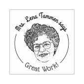 Funny Custom Foto Lehrer Klassenzimmer Großartige Gummistempel (Prägung)