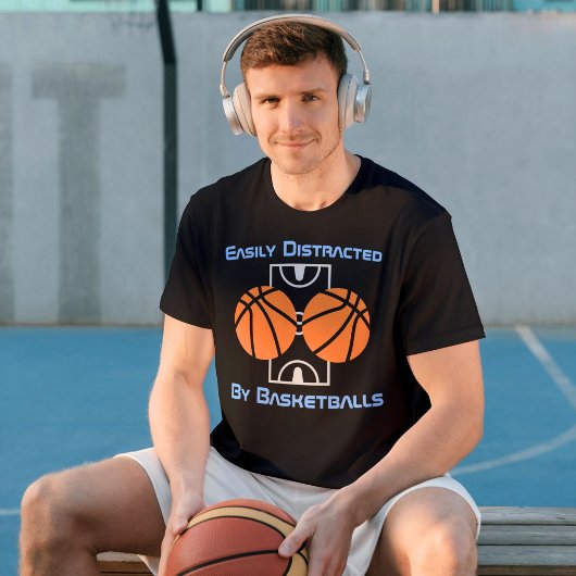 Funny Custom Geschenke für Basketball Spieler Fans T-Shirt