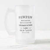 Funny Custom Grandpa Nickname Mattglas Bierglas (Links)