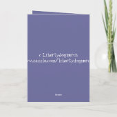 FUNNY CUSTOM GREETING CARDS - HUNDE - LIEBE - GIFT KARTE (Rückseite)