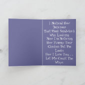FUNNY CUSTOM GREETING CARDS - HUNDE - LIEBE - GIFT KARTE (Innenseite)