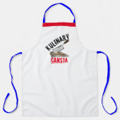 Funny Custom GRILLEN Gift - Angesagt Kulinary Gang Schürze (Vorderseite)