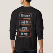 Funny Custom Halloween Skeleton Sweatshirt (Rückseite)