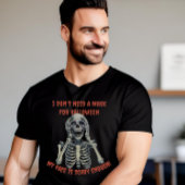 Funny Custom Halloween Skeleton T-Shirt