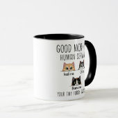 Funny Custom Human Servin für Cat Eigentümer Haust Tasse (VorderseiteRechts)
