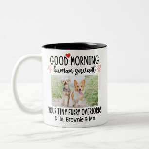 Funny Custom Hund 2 Fotos Tasse für Hunde Liebhabe