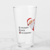 Funny Custom Jeglicher Beruf Weihnachtsbär Glas (Vorderseite)