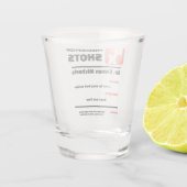 FUNNY! 🍋🟩 Custom Joke Prescription Shot Glass Schnapsglas (Rückseite)
