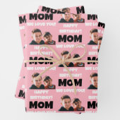 Funny Custom Kids gegenüberstehen Foto Happy Birth Geschenkpapier Set (Beispiel)