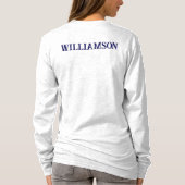 Funny Custom Lacrosse Geburtstag Jahr Geburtstag T-Shirt (Rückseite)