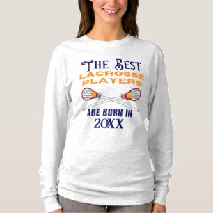 Funny Custom Lacrosse Geburtstag Jahr Geburtstag T-Shirt