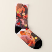Funny Custom Liebe Foto Socken (Links - Innen)