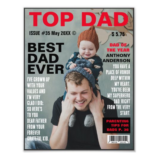 Funny custom magazine Foto cover (Vorne)