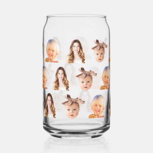 Funny Custom Mama 3 Kids Fotos Dosenglas (Rückseite)